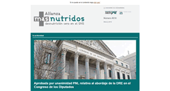 Desktop Screenshot of masnutridosnews.com